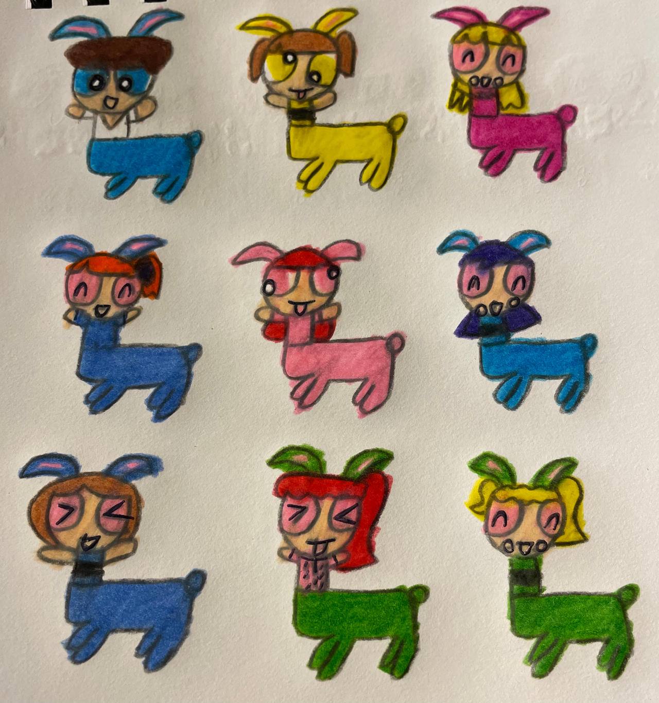 Bunny Centaur Family by JoshuaPowerPuff on DeviantArt