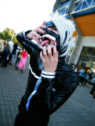 kaneki cosplay mask AAHH!!!