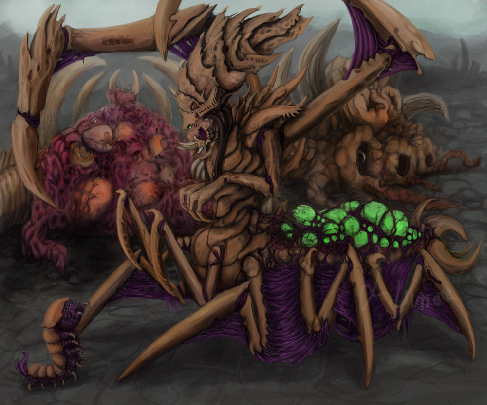 StarCraf  hive queen