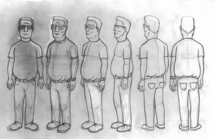 Hank Hill by bailey-is-a-robot on DeviantArt