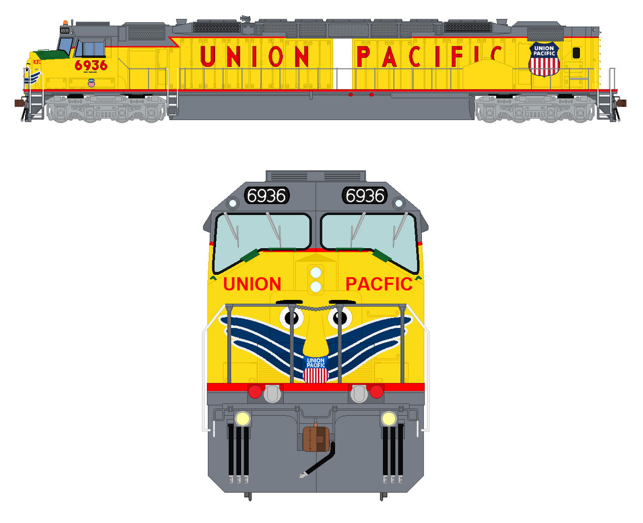 Jock UP DD40AX No.6936 by Trainman3985X on DeviantArt