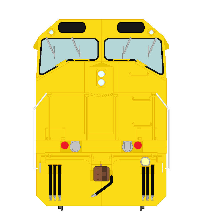 EMD DDA40X/Centennial (Front) by Trainman3985X on DeviantArt