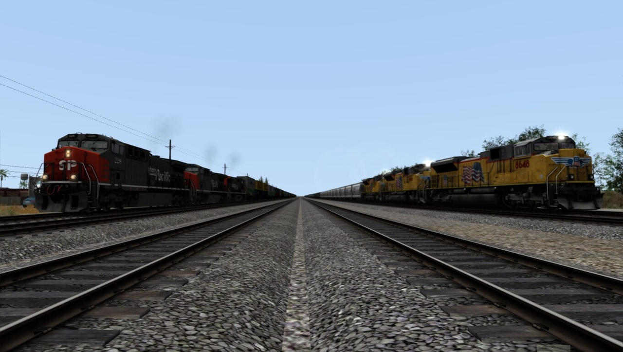 Rails of two Pacific's by Trainman3985X on DeviantArt