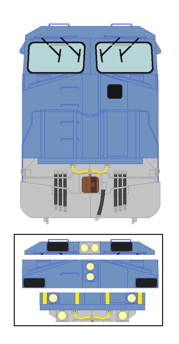Ac44 Front GE AC4400CW (front) base by Trainman3985X on DeviantArt