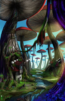 mushroom forest