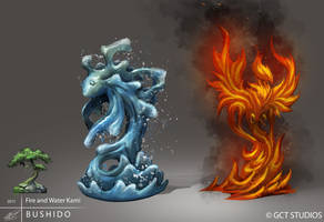 BUSHIDO - Fire and Water Kami