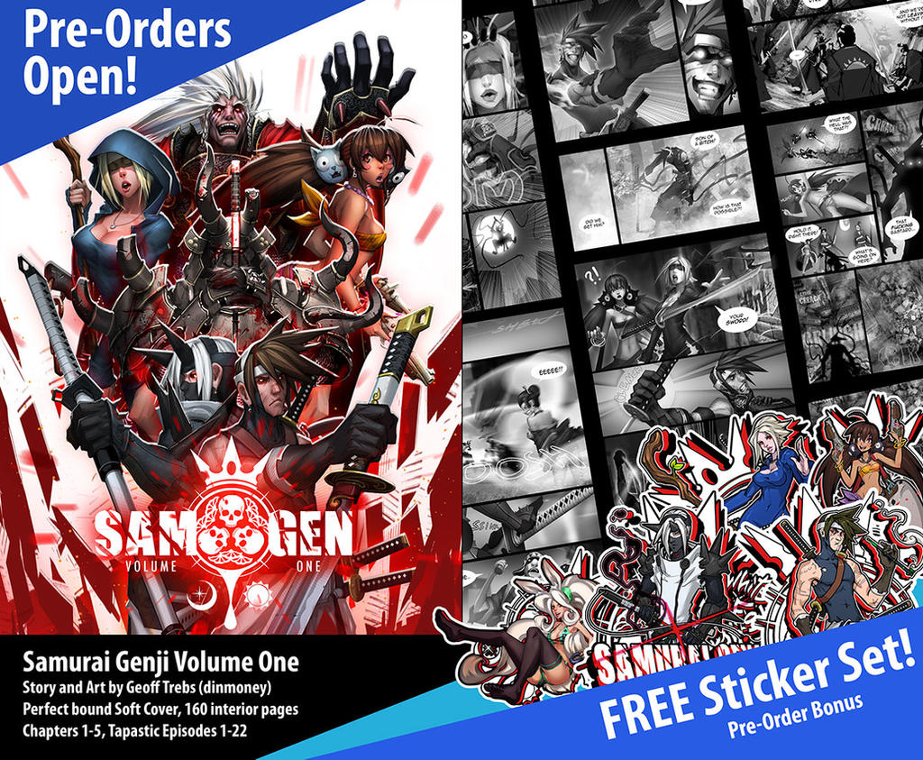 Samurai Genji Vol.1 Pre-Orders