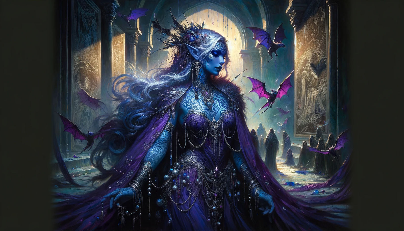 Drow High Priestess of Lolth by PTXeno on DeviantArt