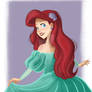 Ariel Turquoise Dress - The Little Mermaid Green D