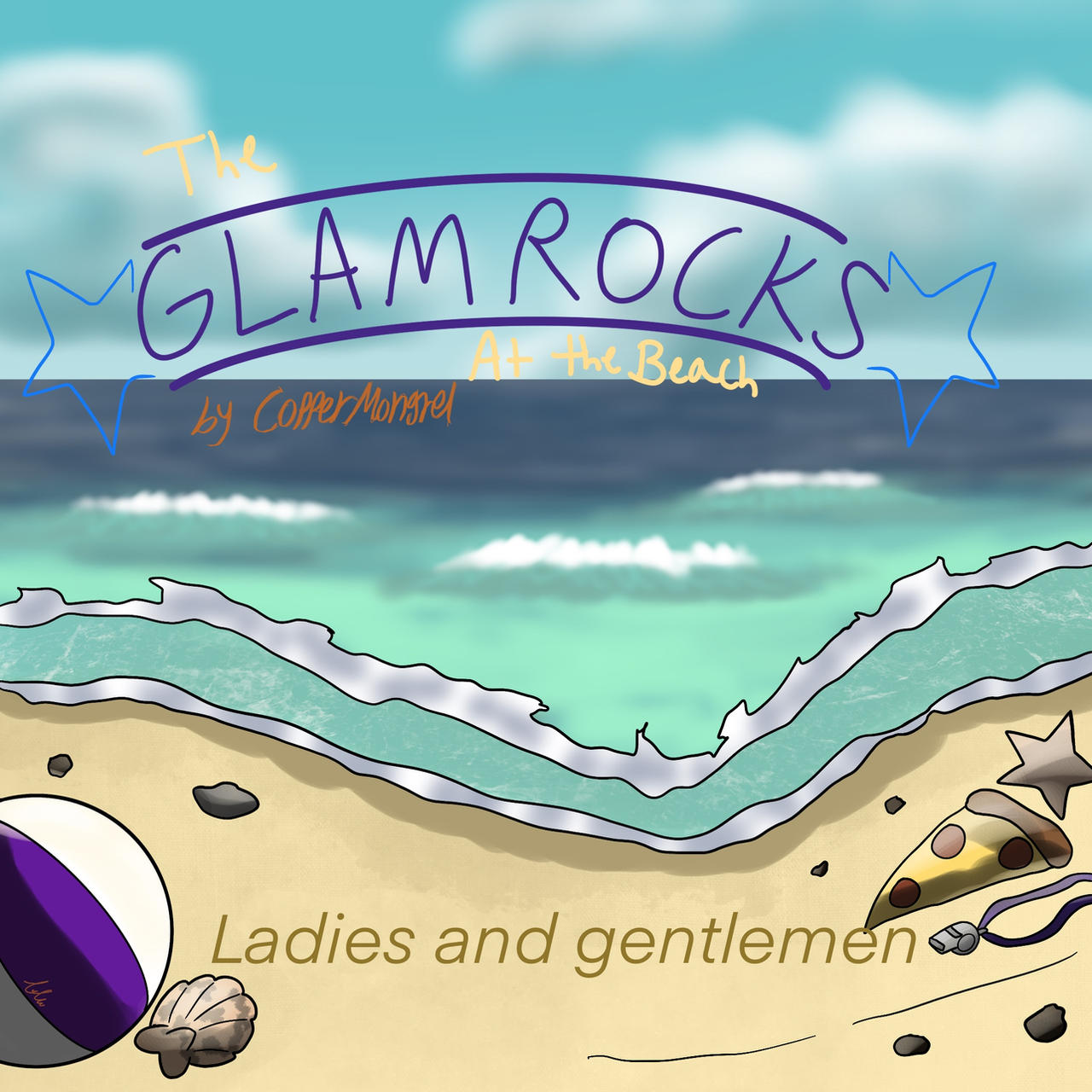Glam Rocks Outline Glamrocks at the Beach!! by C0993rm0ngr31 on DeviantArt