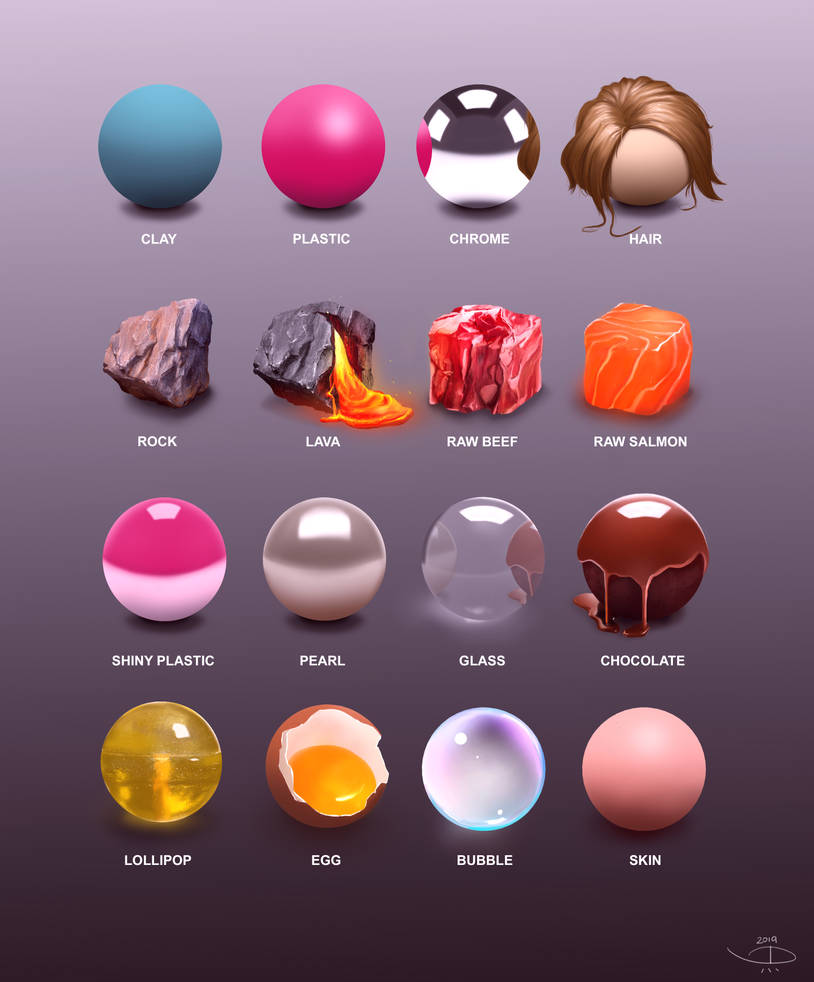 Material Study by decoydang on DeviantArt