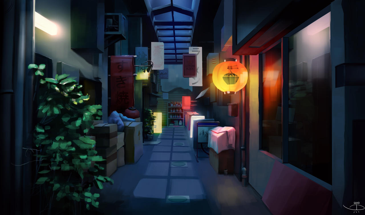 Japanese Alleyway By Decoydang On Deviantart Japanese Alleyway By Decoydang On Deviantart