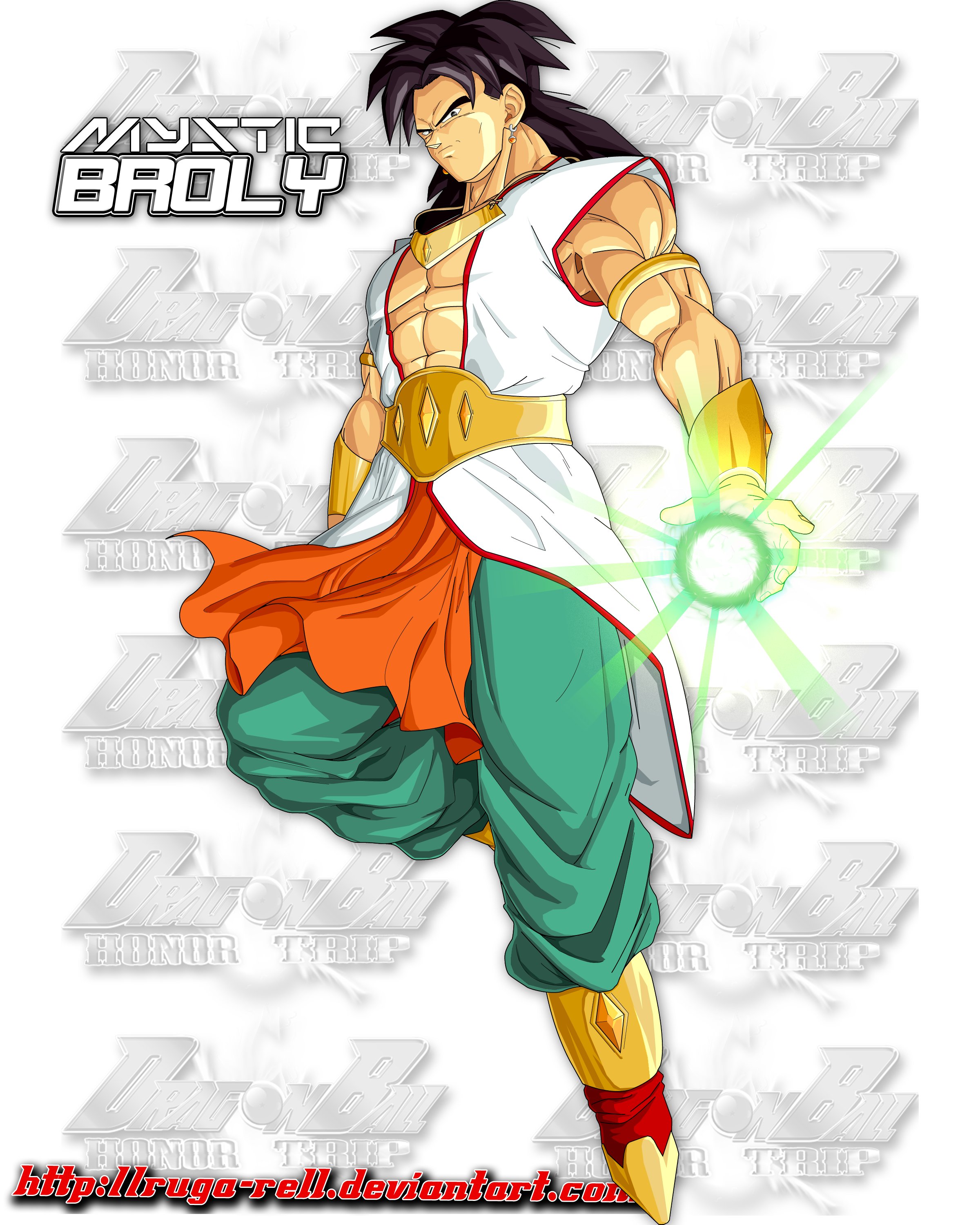 Mystic Broly - Concept Art for Honor Trip's Future