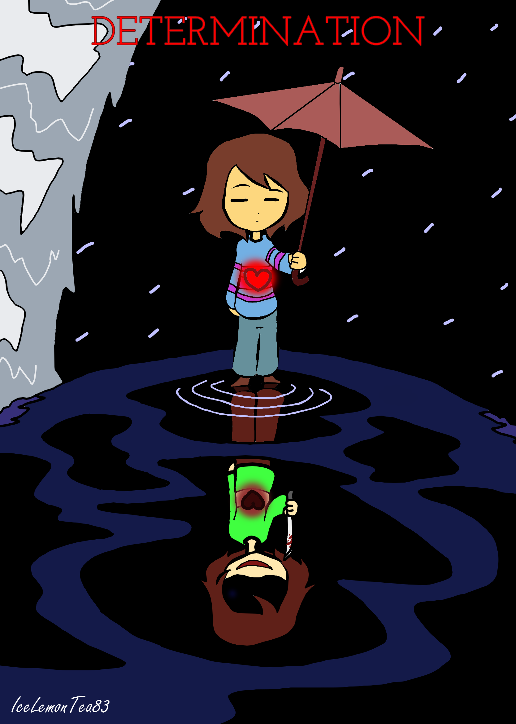 Undertale Frisk And Chara By Icelemontea On Deviantart