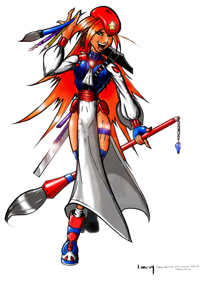 Colored Capcom Character by Syphron on DeviantArt