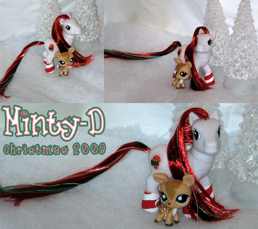 Minty-D Custom Pony - Christmas Card 2009