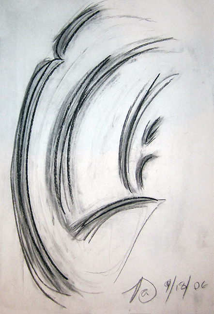 Charcoal Abstract 09
