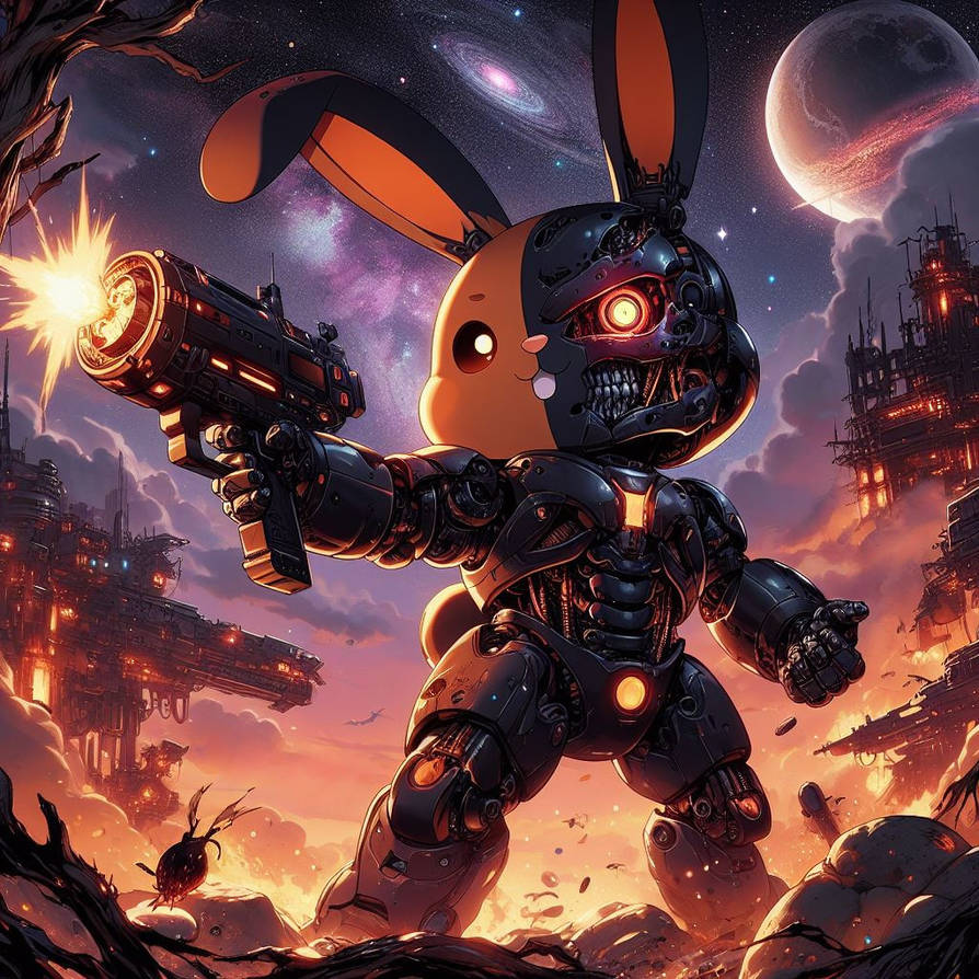 space bunny conquest by SlaveToMachine on DeviantArt