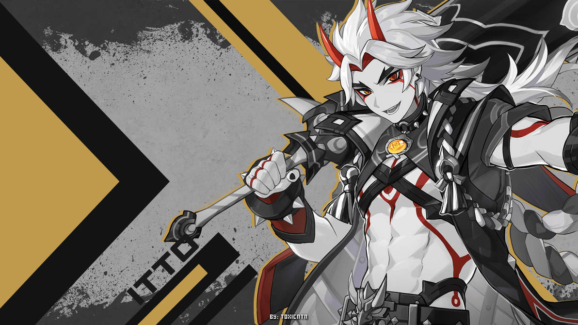 Arataki Itto Wallpaper by nathanjrrf on DeviantArt