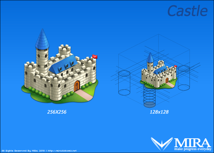 Icon design 'Castle'