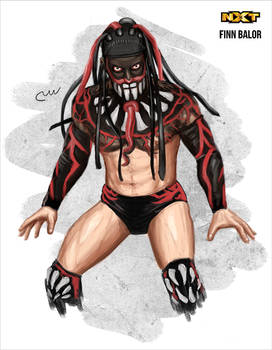 WWE NXT Finn Balor (Painting)