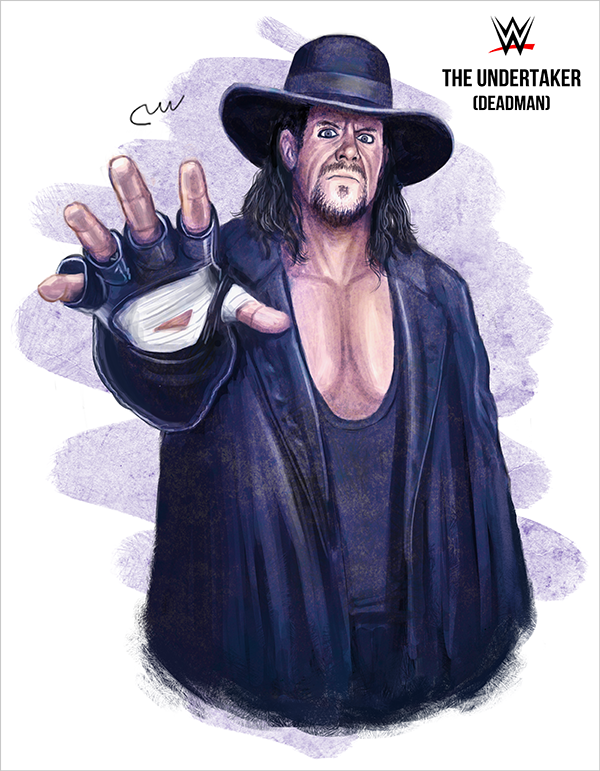 WWE The Undertaker (Deadman) by baguettepang on DeviantArt