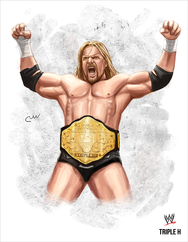 WWE Triple H (World Heavyweight Champion Big Gold) by baguettepang on DeviantArt WWE Triple H (World Heavyweight Champion Big Gold) by baguettepang on DeviantArt