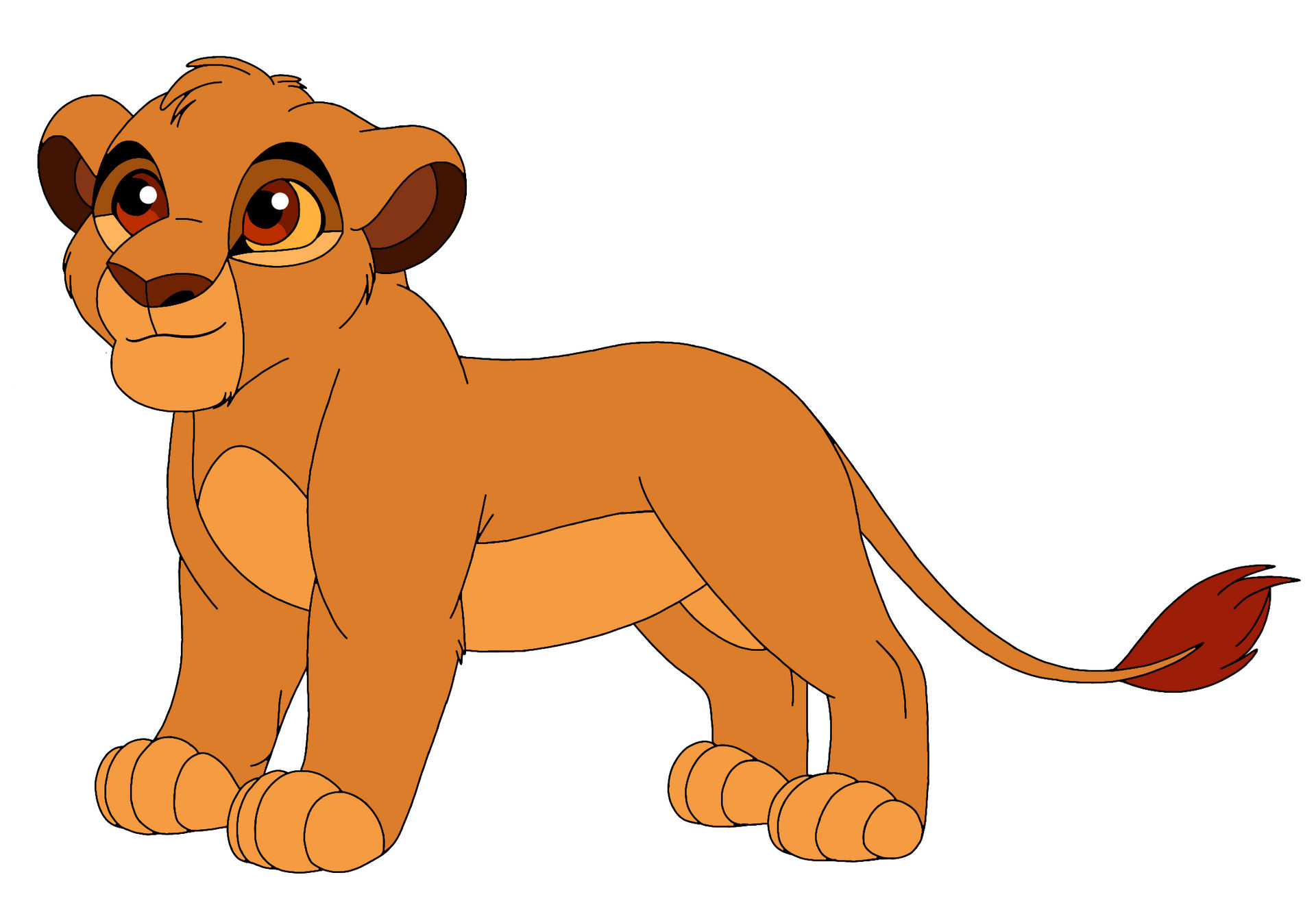 Cub Simba by Vitlium on DeviantArt