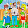King of the Hill in the Chuck Jones style