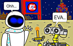 WALL-E Christmas moment