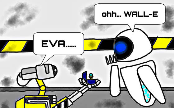 WALL-E and EVE moment in valentine