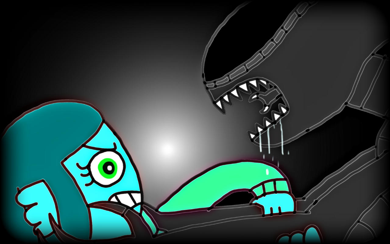 Ruby and Alien by MroilArtroom on DeviantArt