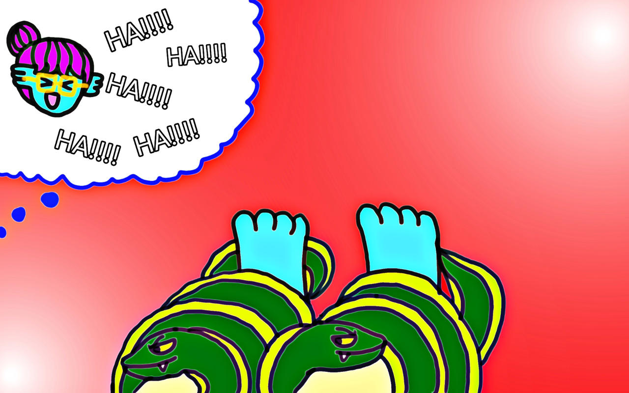Agatha get tickled by eel