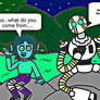 Night talk with wild robot