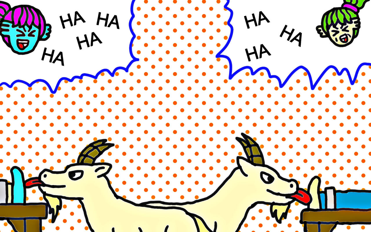 goat tickling gillman