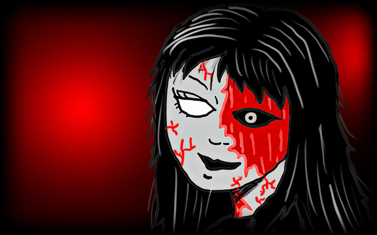 The black dress women (Junji ito style)