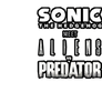 Sonic the hedgehog meet Aliens vs Predator logo