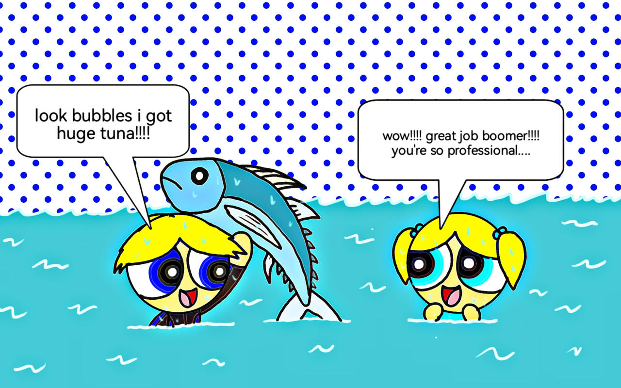 boomubbles : catching tuna
