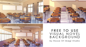 [Free To Use] School VN Background