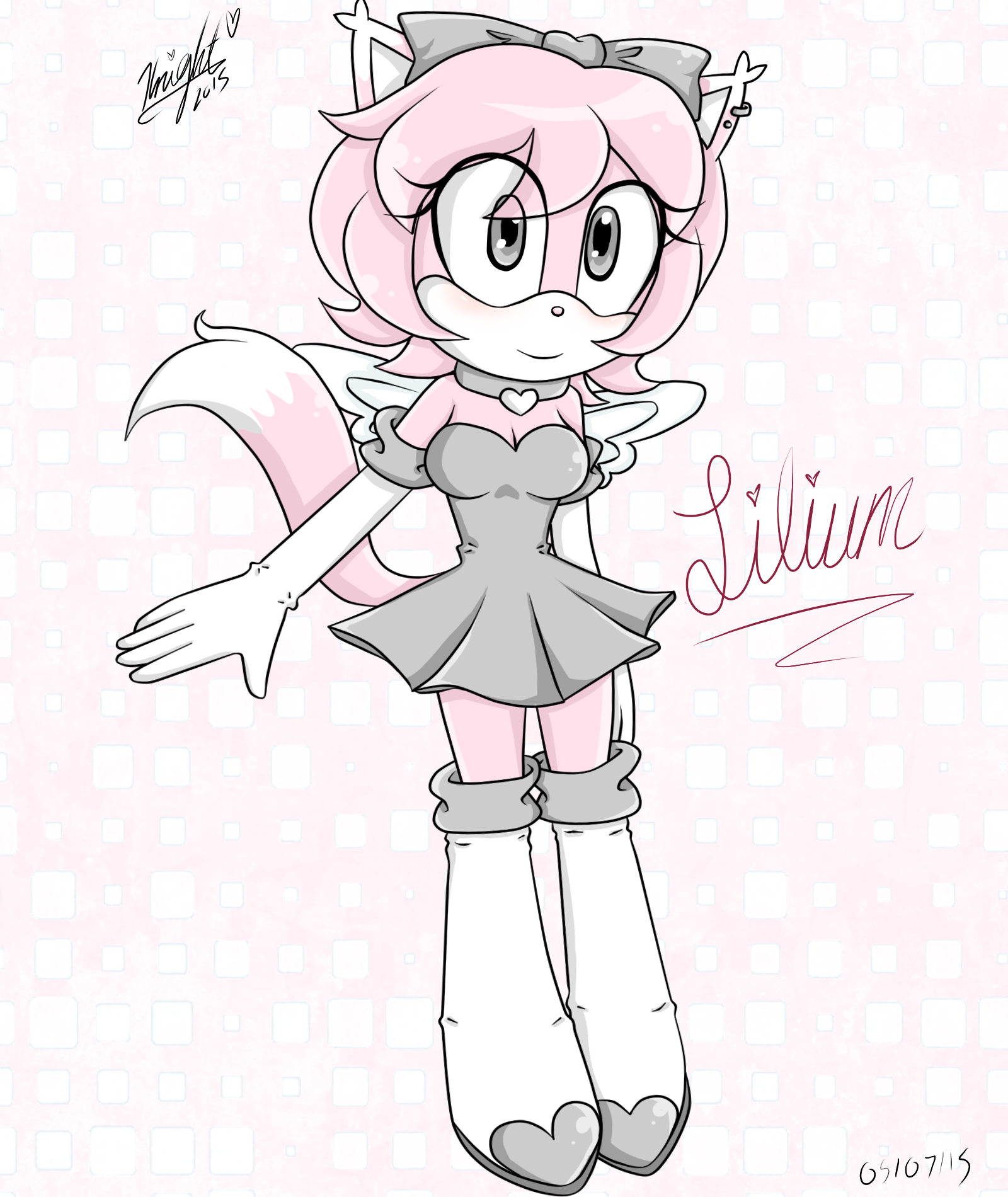 Lilium The Angel Kitty -My Sonic Fan Character-