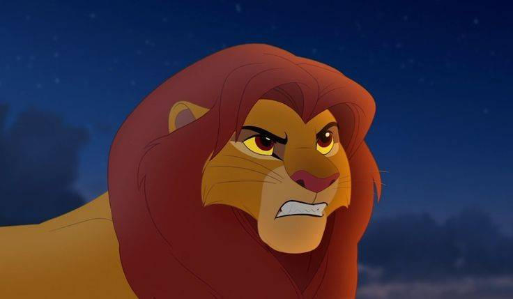 Angry simba by Michaelsalas on DeviantArt