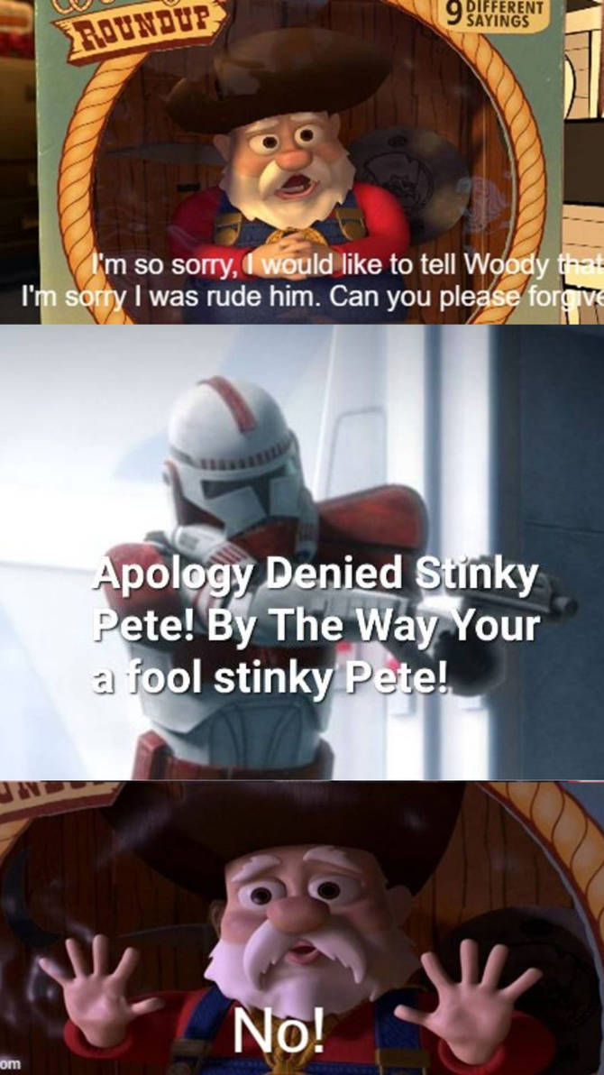 Clone Shock Trooper Denies stinky Pete's apology by Michaelsalas on ...