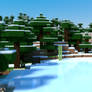 Minecraft Desktop - Frozen Pond