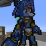 Krystal from Starfox in Minecraft