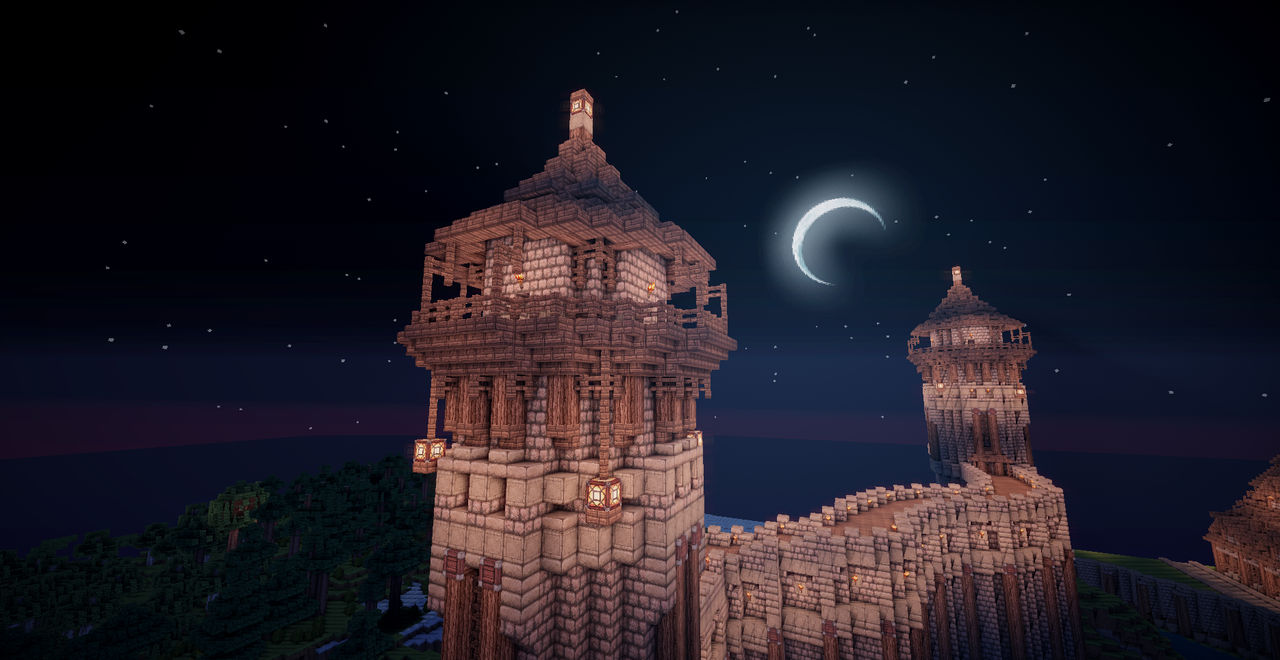 Minecraft Guard Towers by aquaarmor on DeviantArt