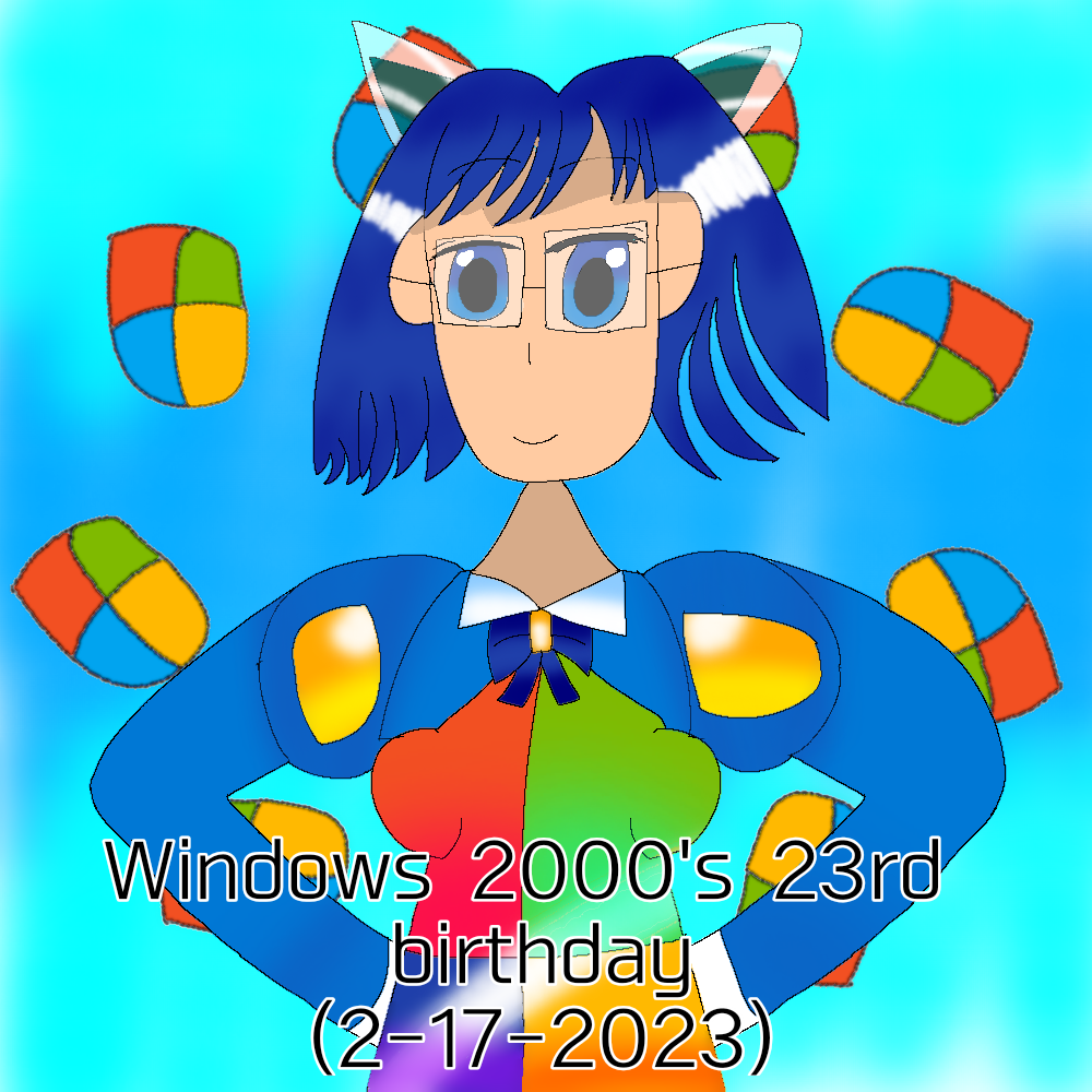 Windows 2000 Deviantart Windows 2000's 23rd anniversary by VistaIroha on DeviantArt