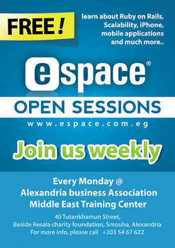 eSpace open sessions poster