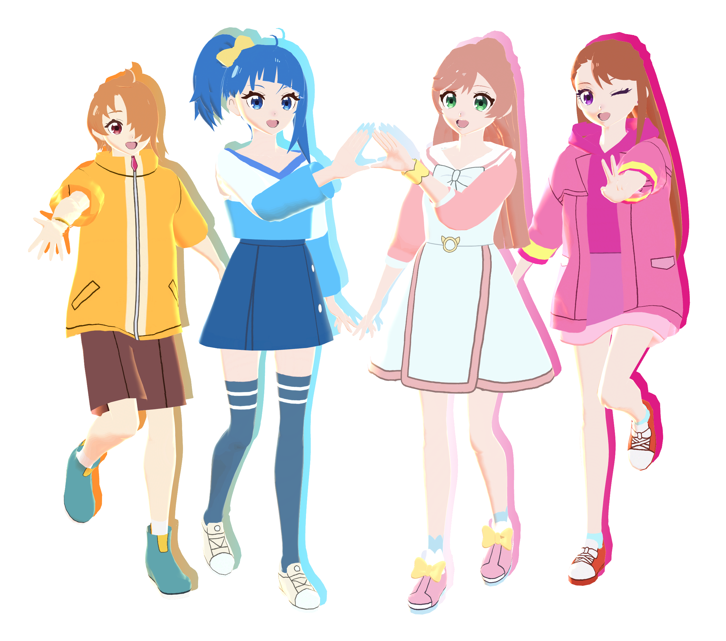 Hirogaru Sky PreCure Civilian Form MMD ver1.2 DL by Beru-K on DeviantArt