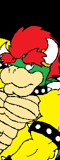 Bowser laying down