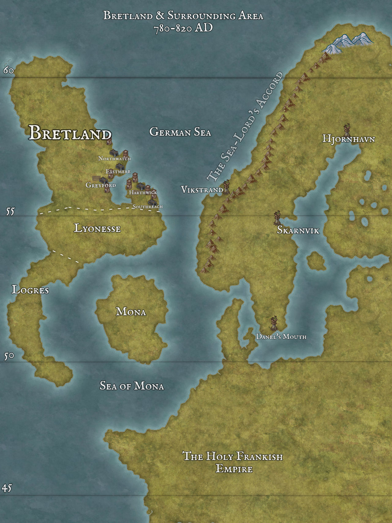 Bretland and Surrounding Area (Year 8 AS)